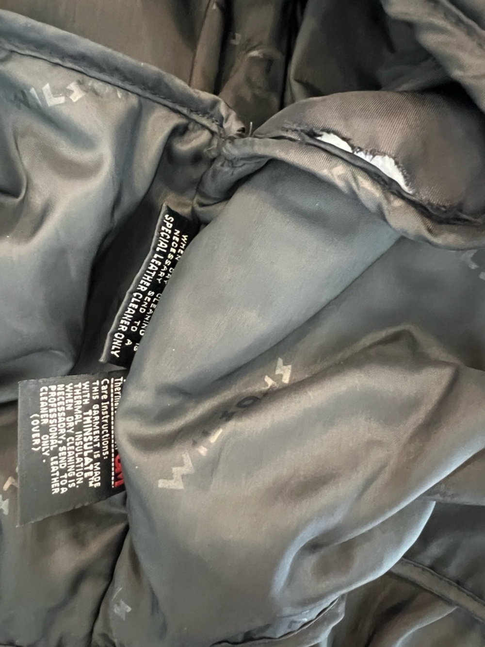 Wilson Black Leather Thinsulate Jacket - Picture 8 of 12